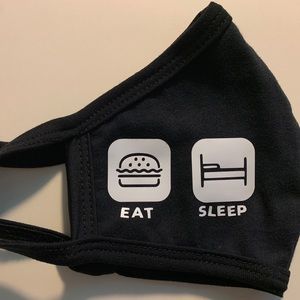 EAT SLEEP GYM REPEAT - COTTON MASK WASHABLE MASK